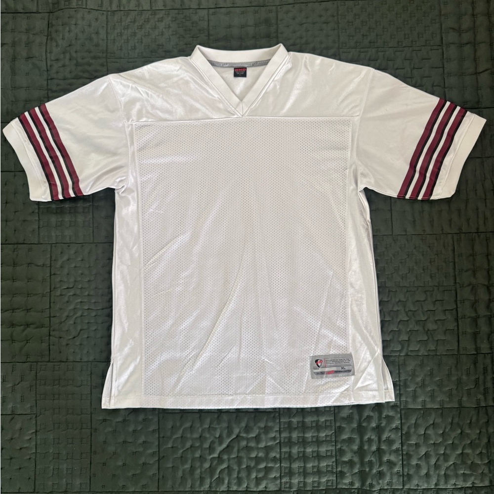 AND White and Maroon Men's Jersey
